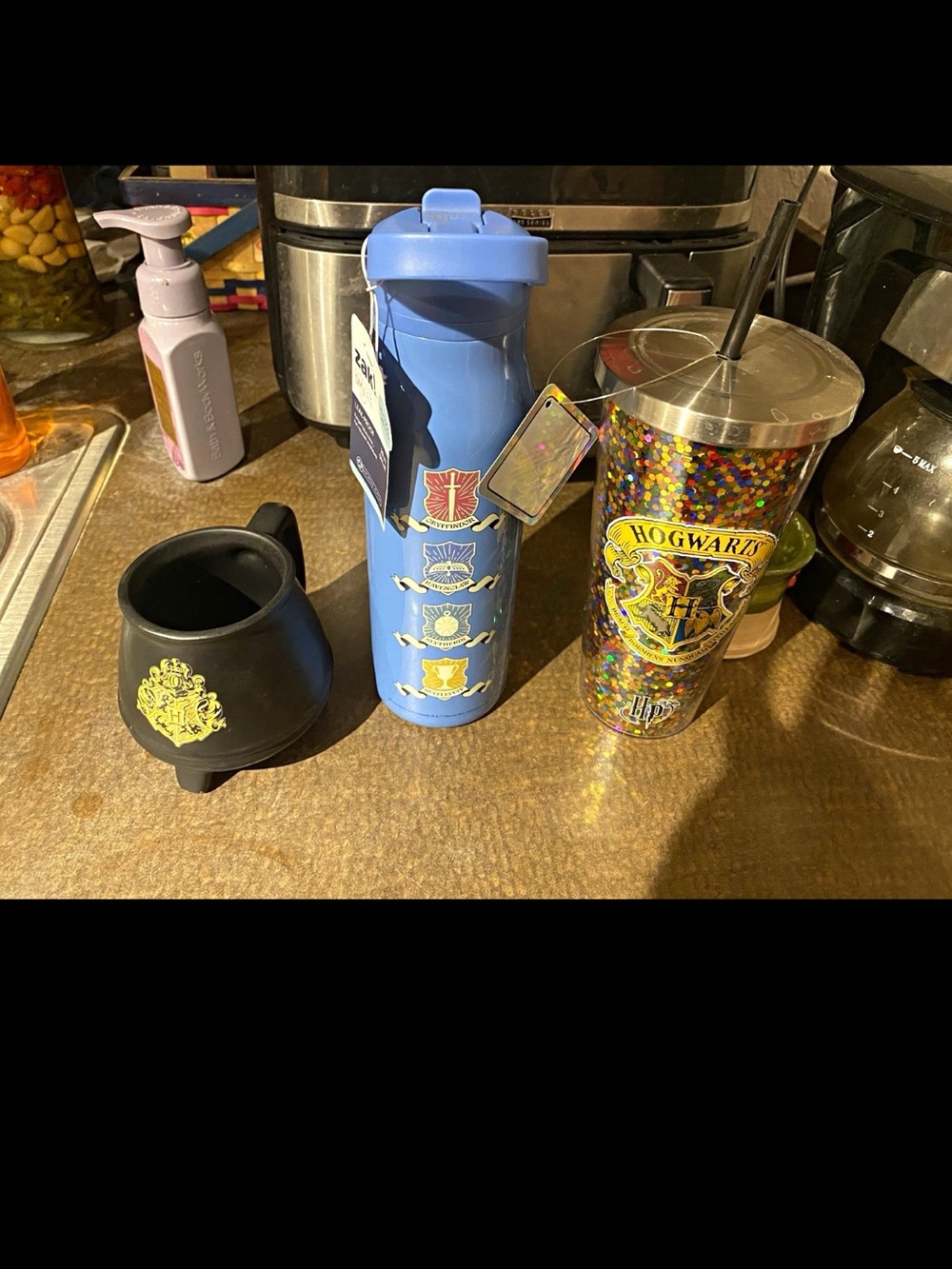 Harry Potter, lot of 3 cups